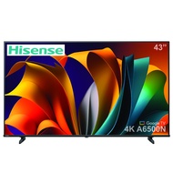 (พร้อมส่ง) HISENSE ทีวี A6500N Series Google TV รุ่น 43-55 นิ้ว 4K UHD LED ปี 2024