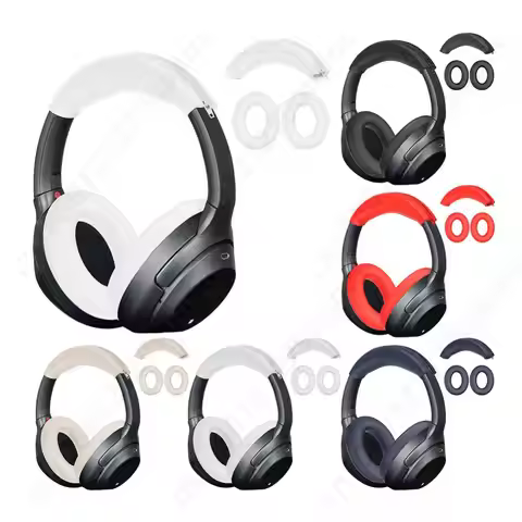 Silicone Ear Pads Cushion Cover Soft Ear Pads Headbeam Cover Earpads Headbeam Sleeve for Sony ULT WE