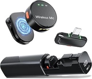 BILIWAL Wireless Lavalier Microphone for iPhone 15/16 & Android with USB-C Plug-Play, Noise Cancelin