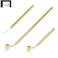 0.4/0.7mm Slanting Fine Line Writer Pen Aluminum Detailing Fluid Writer Pen Pen for Rock Chips 2 Pcs