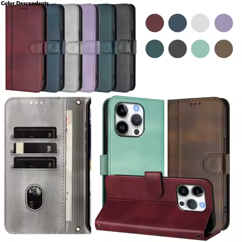 Business Flip Leather Mobile Phone Case for Infinix Hot 50 40 30 20 4g 5g 20i 30i 50i 40i 10 30 Play