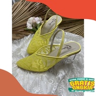 Rafaizoutfit lemon v shoes 7cm high glass beautiful women's shoes 7cm glass heels / New 10 10