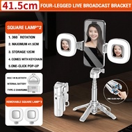 p15 3in1 Mini ไม้เซลฟี่ ขยายได้ Grip Phone Tripod รีโมทบลูทูธในตัว Selfie Stick มีไฟLED สำหรับการถ่า