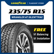 Goodyear 235/75R15 109T Wrangler AT SilentTrac OWL (Worry Free Assurance) Tyre - Pajero/Ranger O