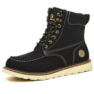 Waterproof Work Safety Boots Steel Toe Shoes Men Boots High-Top Work Boots Puncture-Proof Protection