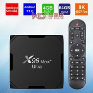 X96 MAX+Ultra Set Top Box S905X4 Android 11.0 4/64G 8K TV Box TVBOX