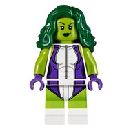 (EOL) LEGO Minifigure sh373 - She-Hulk 76078 (Hulk vs. Red Hulk) Marvel Superhero Toy Gift