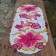 Taplak Meja OVAL Minimalis Modern Atau Taplak Meja Ruang Tamu Karakter | Table Runner Homemade | Tap