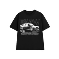 BMW E30 M3 T-Shirt, Unisex Loose Form Soft Cotton