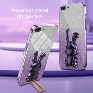 Casing iphone 6 7 8 6s iphone 6 6S 7 8 plus Pull Rod Rabbit Holder Mobile Phone Case TPU New Gradien