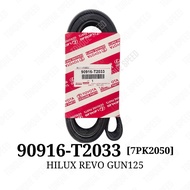 Toyota Fan Belt Drive Belting 90916-T2033 7PK2050 Hilux Revo GUN125