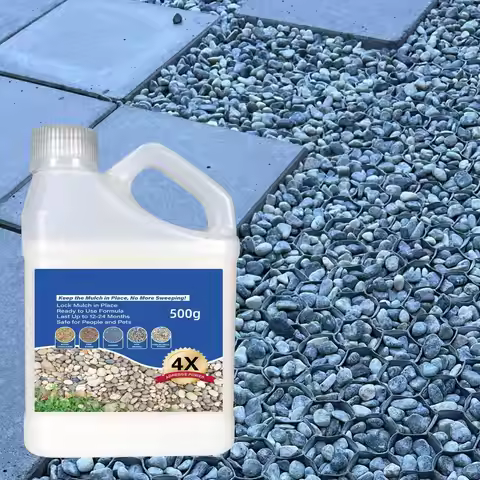 500g Mulch Rock Adhesive Pea Gravel Sticky Rock Glue Fast Drying Glue Ground Coverage Glue for Rocks
