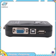 【ouwym9al】KVM Switch 2 Port VGA Switch USB 2.0 KVM Mouse Switcher Keyboard 1920X1080 Box Sharing Swi
