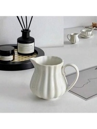 南瓜形陶瓷奶壺,咖啡用具,創意花卉茶壺