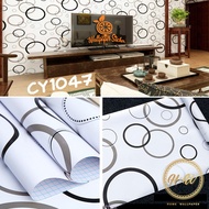 Home Wallpaper Black Polka Dot Wall Sticker - Waterproof and Durable