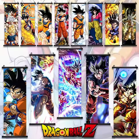 Dragon Ball Poster Painting Goku Birthday Gifts Bejita Wall Art Modern Living Room Decoration Painti