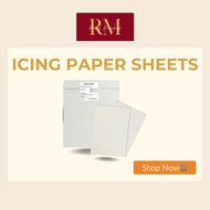 25pcs Edible Plain Icing Paper Sheet | Edible Paper | Sugar Paper | Frosting Paper A4 Size
