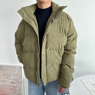 UMORE.FOR.MEN ✨พร้อมส่ง Gummy puffer jacket ผ้าหนานุ่ม เบา ใส่สบาย กันลมได้