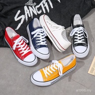 Female 3693 [New Style Female Student White Shoes Canvas Shoes Repurchase Red All-Match Low-Top Shoe