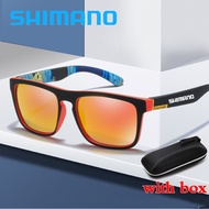 SHIMANO Cycling Shades Polarized Sunglasses Fishing Camping Sun Glas Shimano Bike Glasses for Man