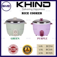 [FREE BUBBLE WRAP] KHIND ELECTRIC RICE COOKER 1.0L / 1.8L / 2.8L - RC710 / RC718 / RC728