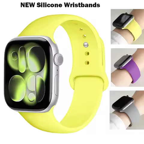 Hypoallergenic Soft Silicone Watch Band For Apple Watch Series 11 10 9 8 7 6 5 SE Ultra Fits 49-38mm