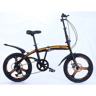 (SG ready stock) 20 inch folding bike foldie foldable bicycle readily assembled, tri spoke wheel