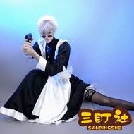 ✘✶Hot selling Gojo Gou maid outfit cos male servant style women's gangster gay outfit black and whit