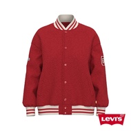 Levis Gold Tab金標系列 女款 Oversize寬鬆版棒球外套 紅 人氣新品