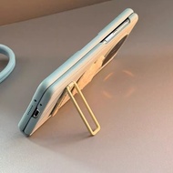 เคสโทรศัพท์มือถือแบบหนังสัตว์ป่าสีน้ำเงิน ดีไซน์การ์ตูน ดูดซับแม่เหล็กตรงกลาง พร้อมขาตั้ง ป้องกันการ