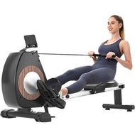TUMYES 磁力划船機- 可折疊划船機，男女通用成人划船機，運動划船機，健身划船機 - 144*47*61cm