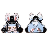 QING CANG 擎苍 Mu Dao Zu Shi Rabbit Badge COLLECTIBLES 动漫周边