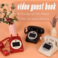 European Retro Wedding Video Guestbook Birthday Party Blessing Message Decoration Telephone Creative