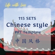 【PPT Template】LifewithLove 115 sets Chinese style PowerPoint Presentation template PPT Bundle Set 中国