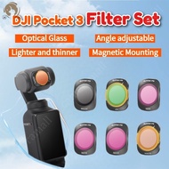 Sunnylife Magnetic ND Filter Set for DJI Pocket 3 MCUV  CPL ND8 ND16 ND32 ND64 ND8PL ND16/PL ND32/PL