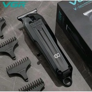 VGR V- Zero Adjustable Professional Rechargeable Hair Trimmer Metal Hair Trimmer Mesin Gunt Rambut V