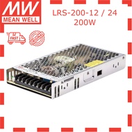 Mean Well LRS-200-12 LRS-200-24 Power Supply 200W 12V/17A, 24V/8.8A