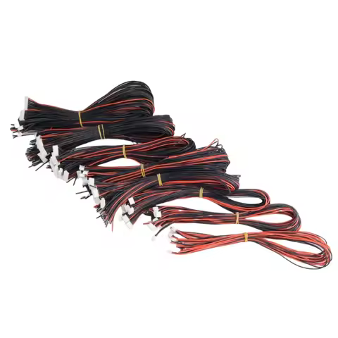 5PCS JST-XH Silicone Wire 22AWG Lipo Balance Extension Cable for RC Battery Charger 1S/2S/3S/4S/5S/8