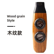 Wood Grain KAZOO Flute Double Hole KAZOO Professional Playing Flute Guitar Accompaniment Easy to Lea