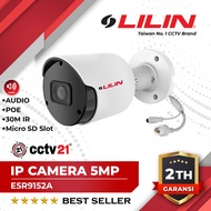 Kamera / camera cctv IP Camera LILIN 5MP IR AUDIO POE Outdoor E5R9152A Garansi 3Th Made in Taiwan
