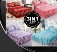 HOT ITEM CADAR BEROPOL PROYU (3 IN1) KING &amp; QUEEN CLASSIC BEDSHEET AVAILABLE | SHIP SAME DAY!!!!!!