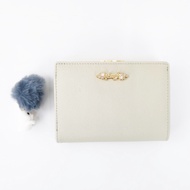 ST.JAMES กระเป๋าสตางค์หนังแท้/กระเป๋าสตางค์ใบสั้น แบบ 2 พับ ปิ๊กแป๊กข้าง รุ่น JUDY (มี 5 สี) | กระเป