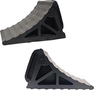 ekon OX BLOX Wheel Chocks - 2 Heavy Duty Wheel Chocks for RVs, Campers & Trailers - Made from 100% R