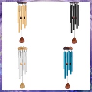 (GPBS) Metal Windchime Aluminum Windbell Wind Chimes 6 Rods Chimes Home Decoration Craft Outdoor Gar