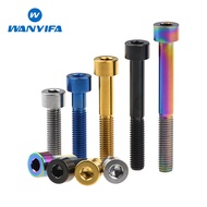 Wanyifa Hex Screw M8 x15 20 25 30 35 40 45 50 60 70mm Titanium Alloy Socket Cap Bolt for Bikes Motorcycle Parts