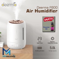 Xx5l Deerma F600 Ultrasonic Humidifier Touch Screen Timer Diffuser - White Mint