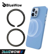 BlueWow TP07แหวนโลหะสำหรับชาร์จไร้สาย Magsafe ชาร์จไร้สายแหวนสติกเกอร์สำหรับ I-Phone 12 I-Phone 13สำหรับ Samsung S20 S21สำหรับโทรศัพท์ชาร์จไร้สายทั้งหมดแผ่นแม่เหล็ก