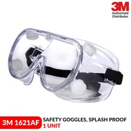 3m 1621AF Safety Goggles, Splash Proof, Safety Glasses
