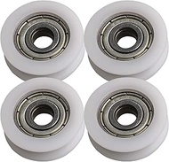 21 x 5 x 7 mm 625ZZ U-type Groove Ball Bearing Guide Roller Wheels Roller Bearing 67 kg for Door Win