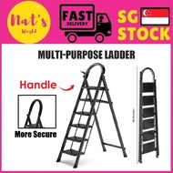 Foldable Step Ladder 3 And 4 Steps Black Foldable Step Ladder